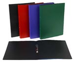 A4 Propyglass 2 Ring File - Matt Cover Cap 20mm Assorted Colours