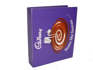 Cadbury branded presentation box manufactured by Newman Plastics